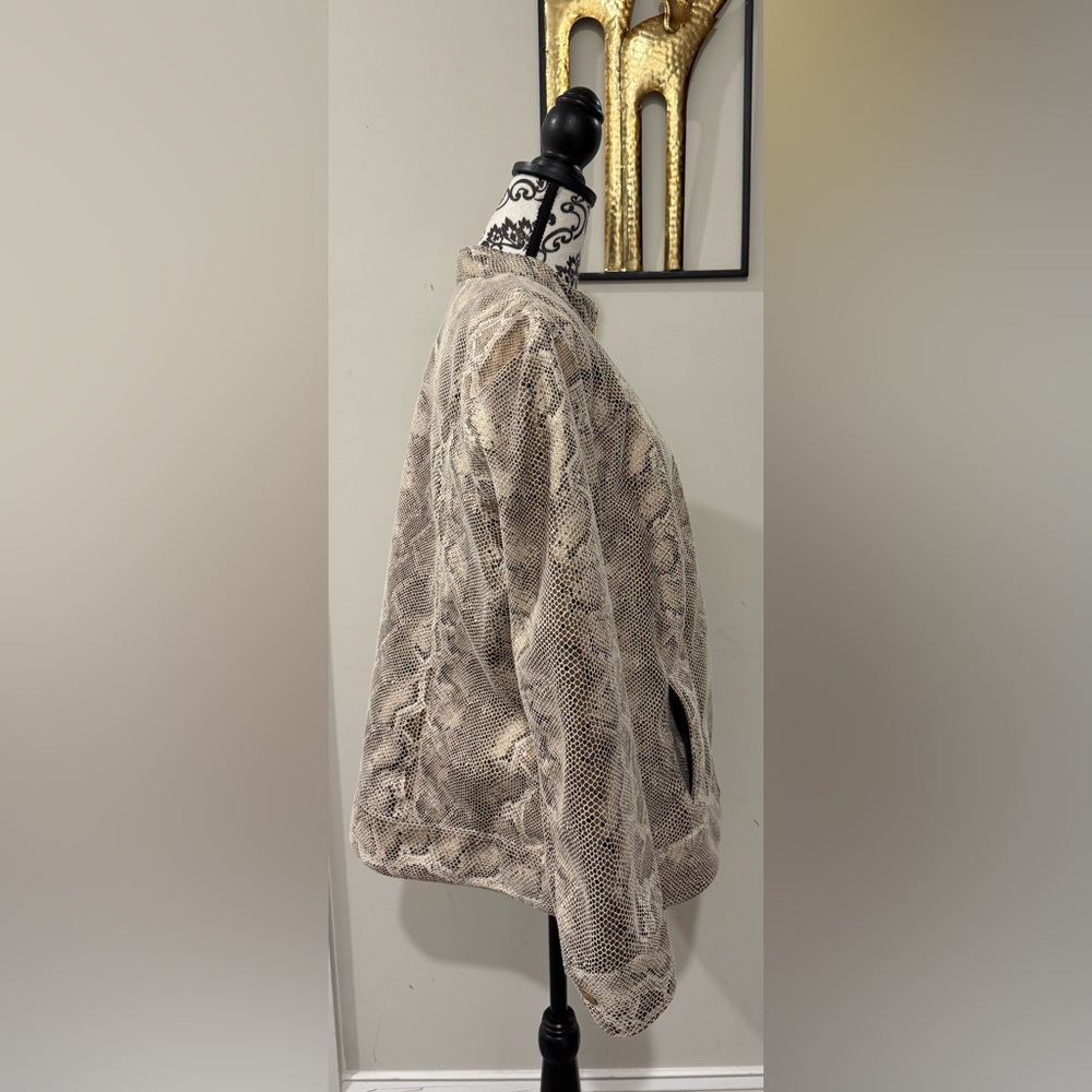 Ruby Rd. Snakeskin Print Jacket - image 6